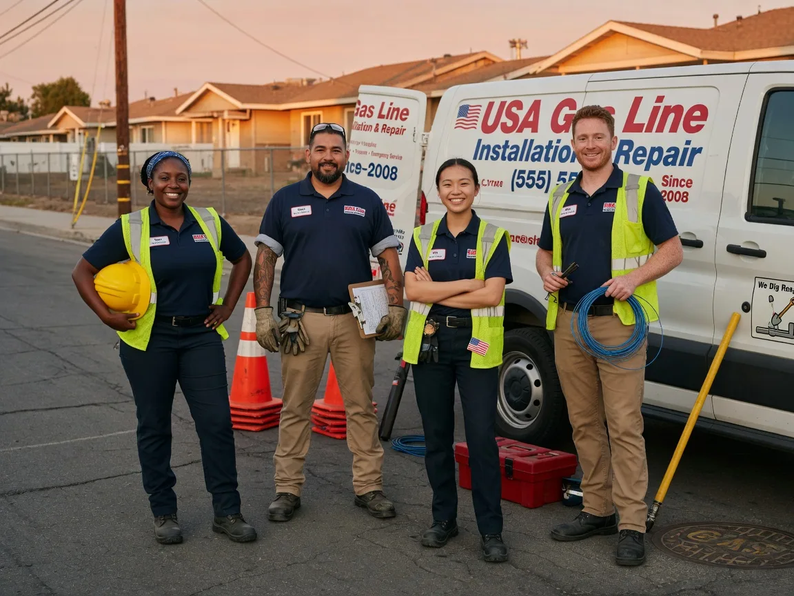 Gas Line Installation company in Barstow, IL